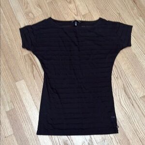 Victorias Secret Tee Sheer Black